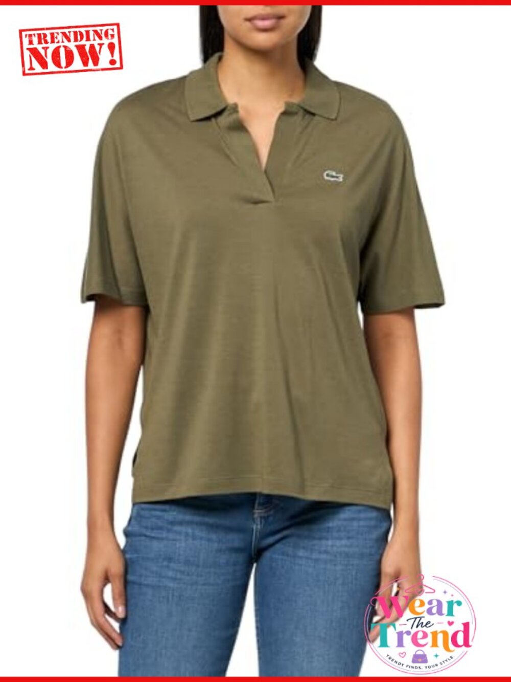 Lacoste Relaxed Fit Piqué Polo Shirt Short Sleeve